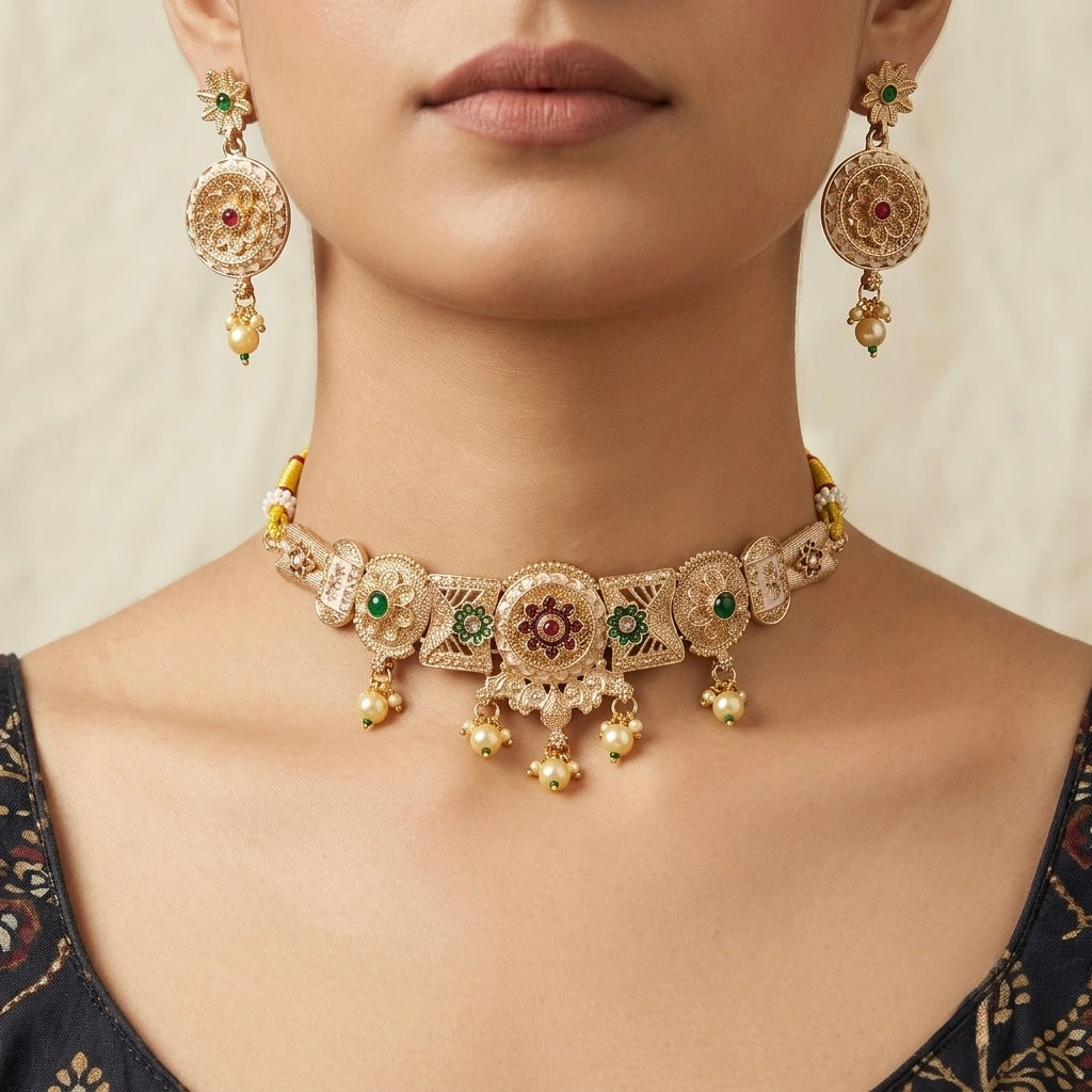 Aarushi choker set