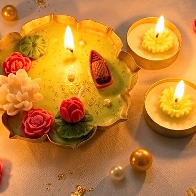 Lotus Pond candle combo