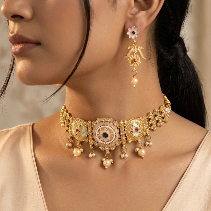 Ruhi choker set