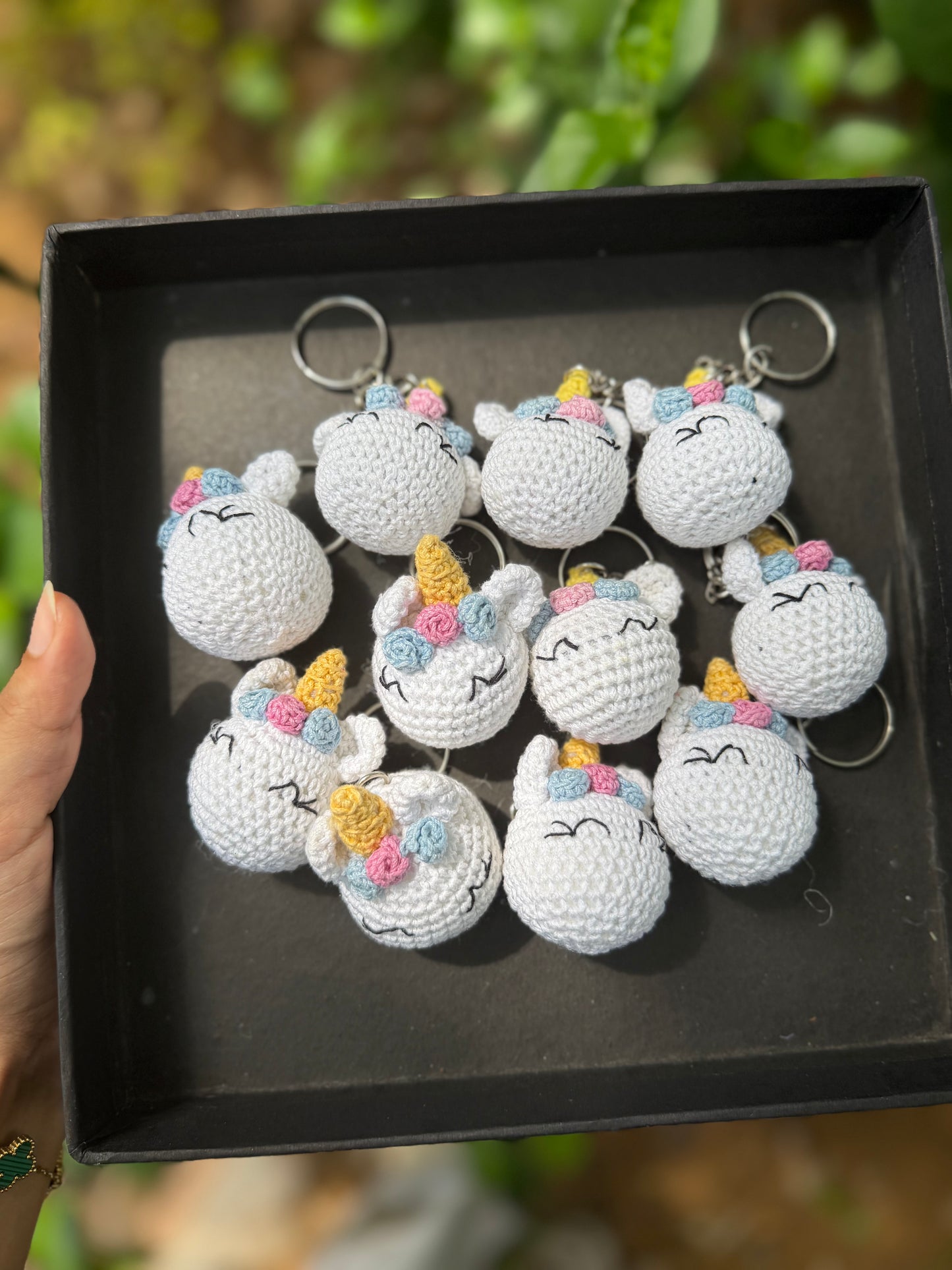 Unicorn keychain