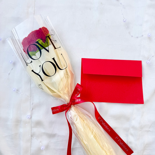 Rose + Message card
