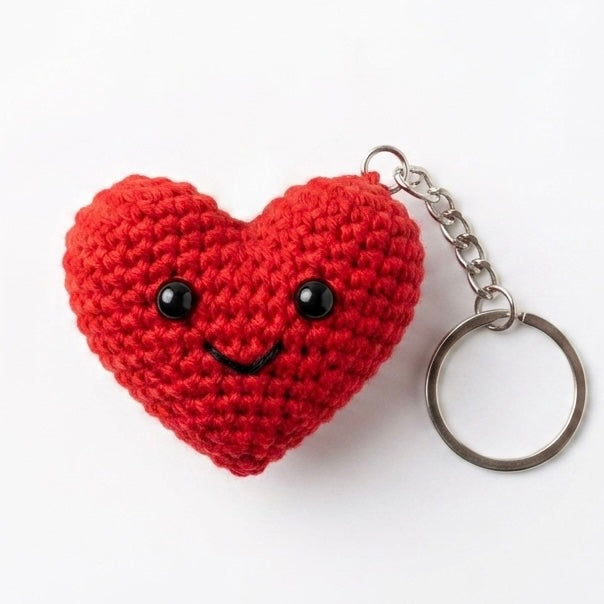 Heart with face Keychain