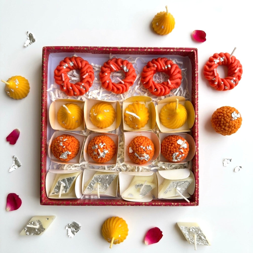 Diwali candle ladoo box