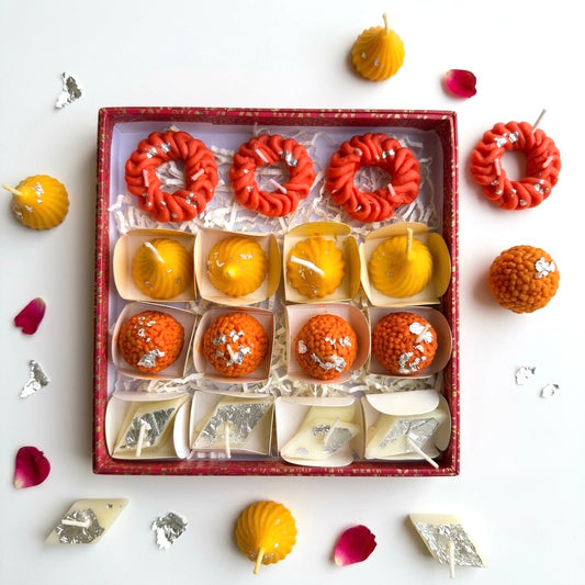 Diwali candle ladoo box