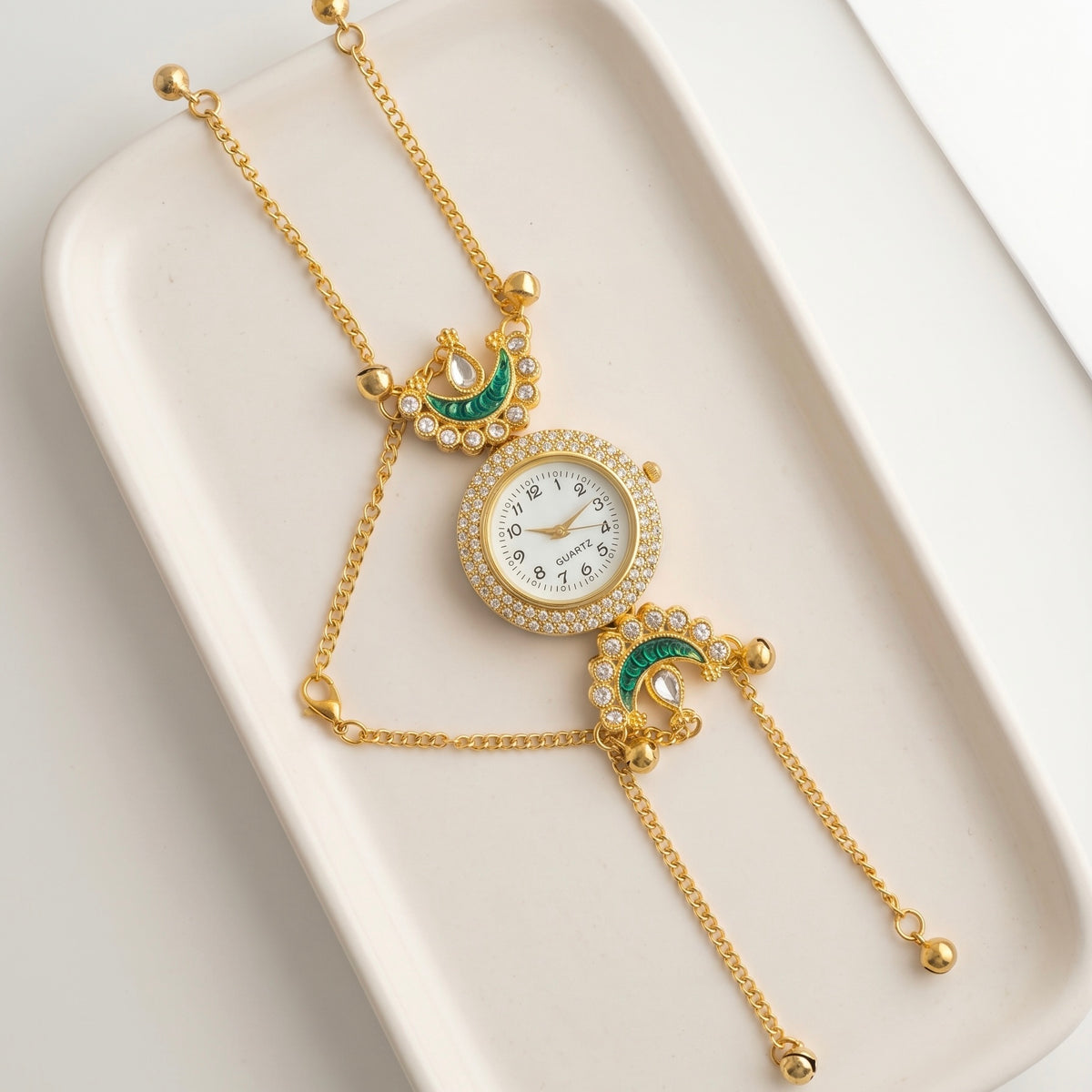 Arial green watch