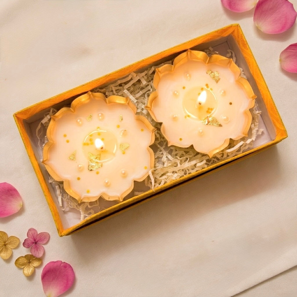 Pearl Urli Candle box