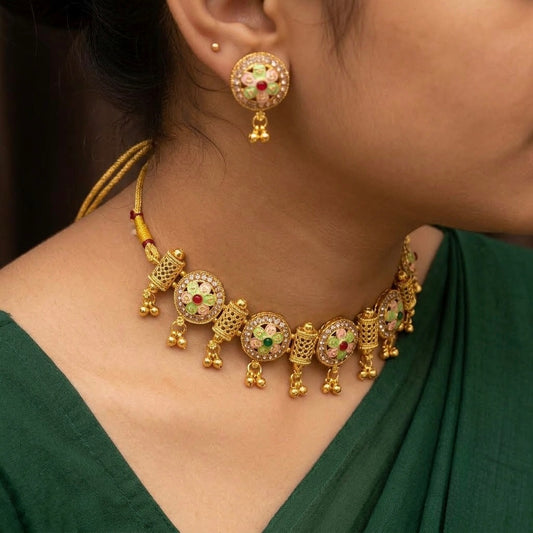 Saanj choker set