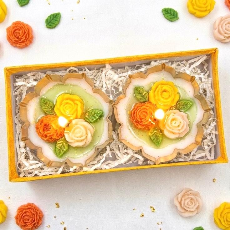 Floral Urli Candle box