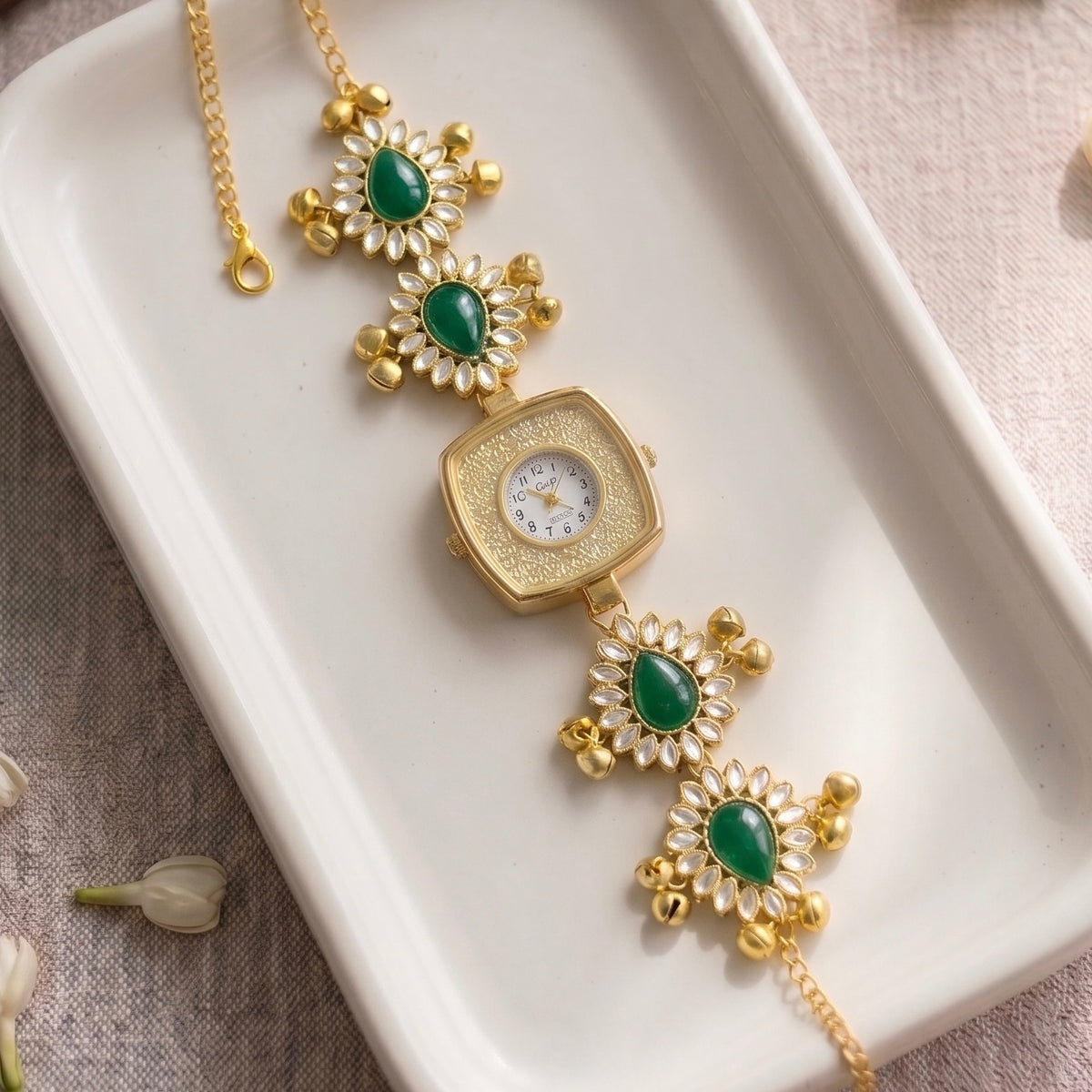 Green moti Watch for sister