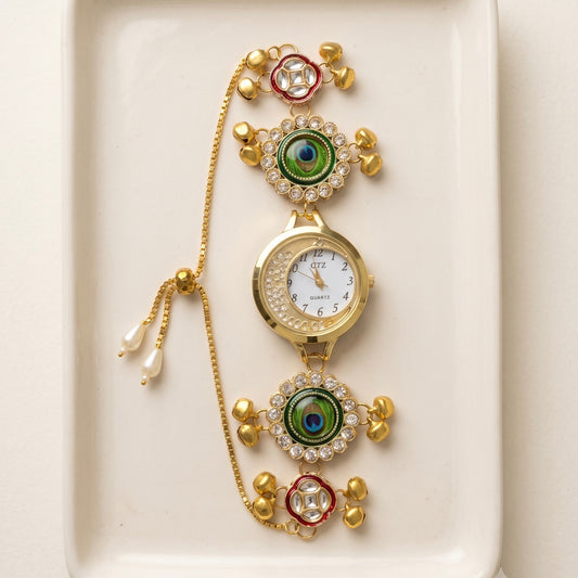 Peacock feather watch 2