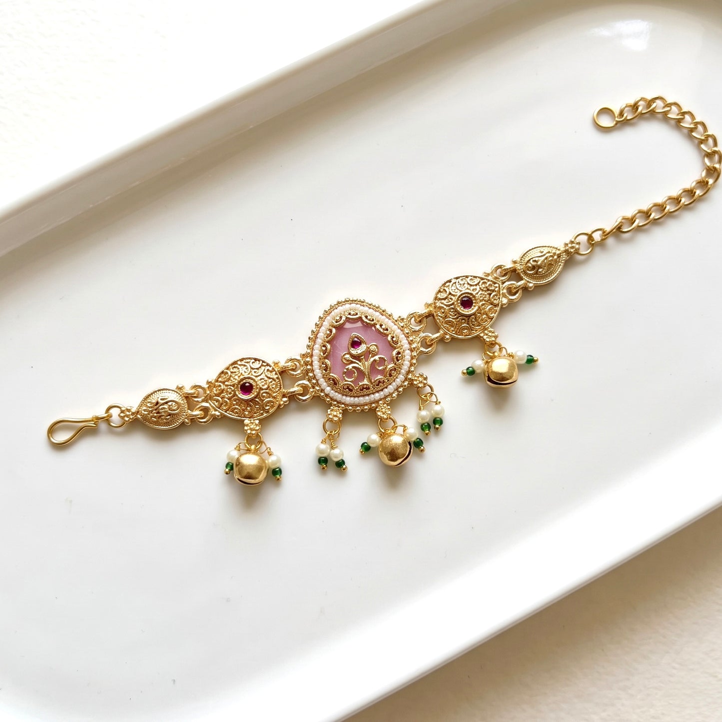 Meena Kumari pink bracelet