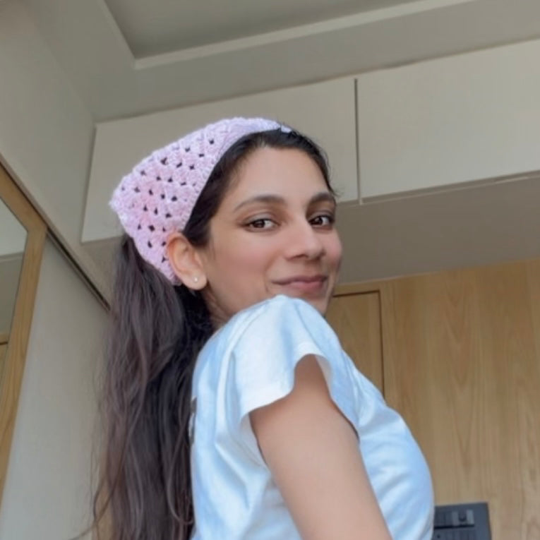 Baby pink bandana 2