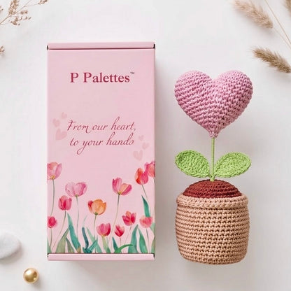 Pink Heart Pot (With gift box) 2