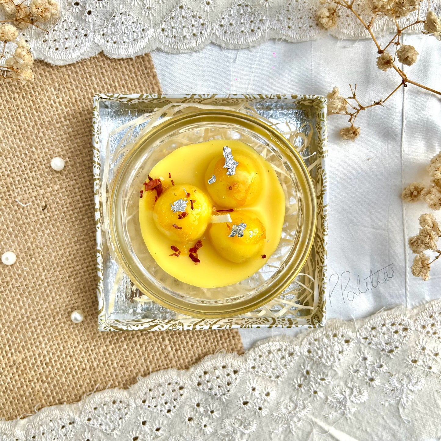 Rasmalai candles 2