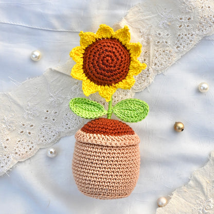 Mini Sunflower Pot