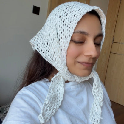 White 4 in 1 bandana