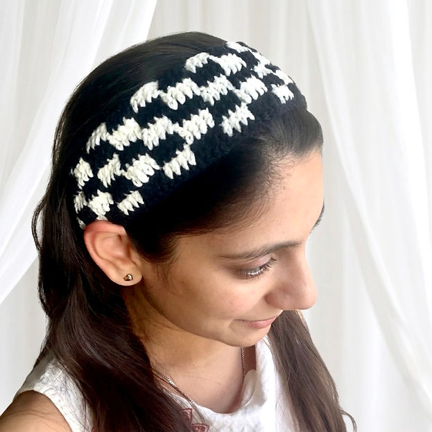 Checkered Headband