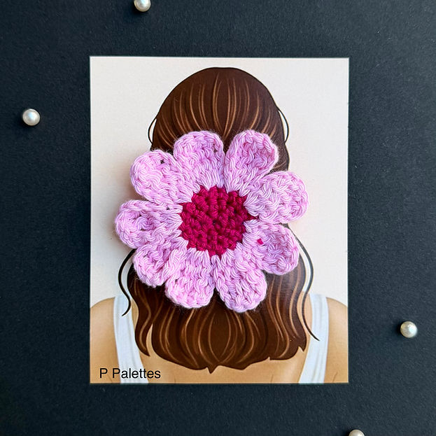 Flower Hair tie (2)