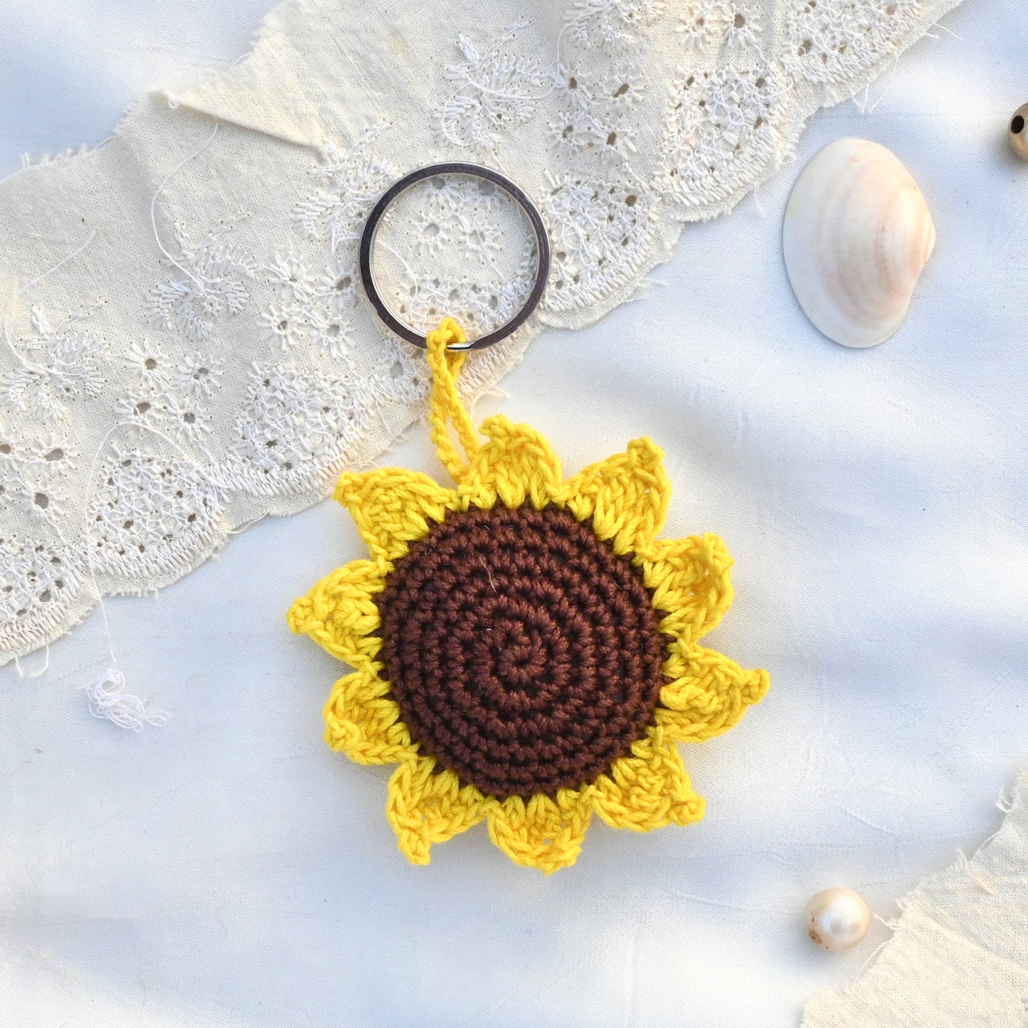 Sunflower Keychain 2