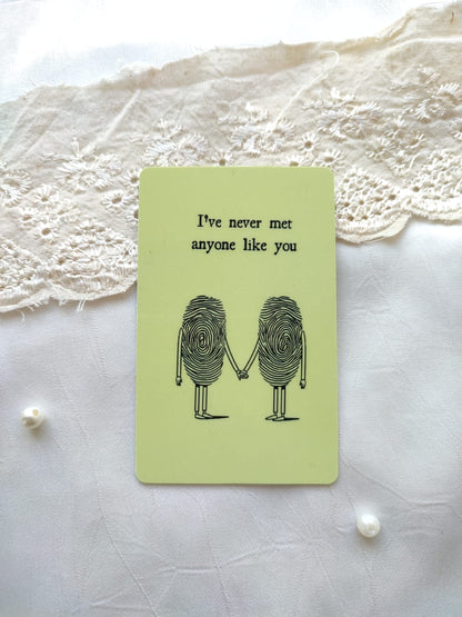 Finger print card