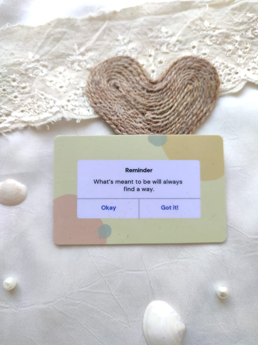 Reminder card