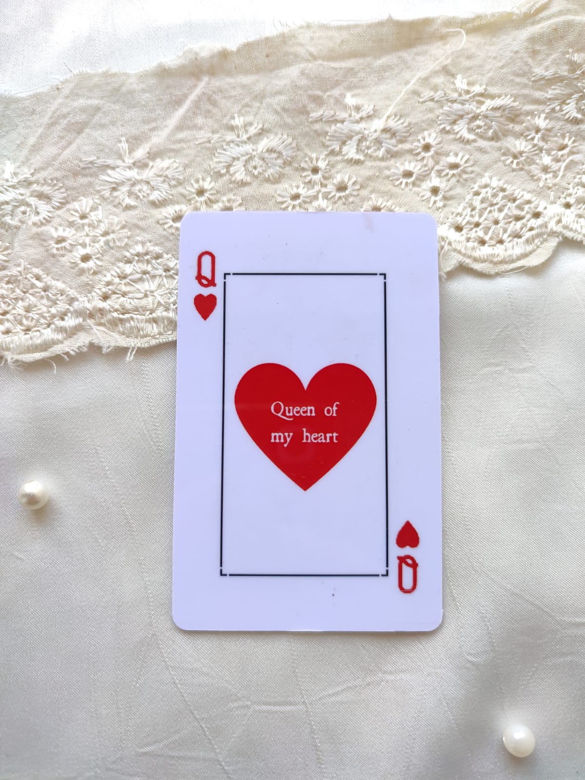 Queen of heart card