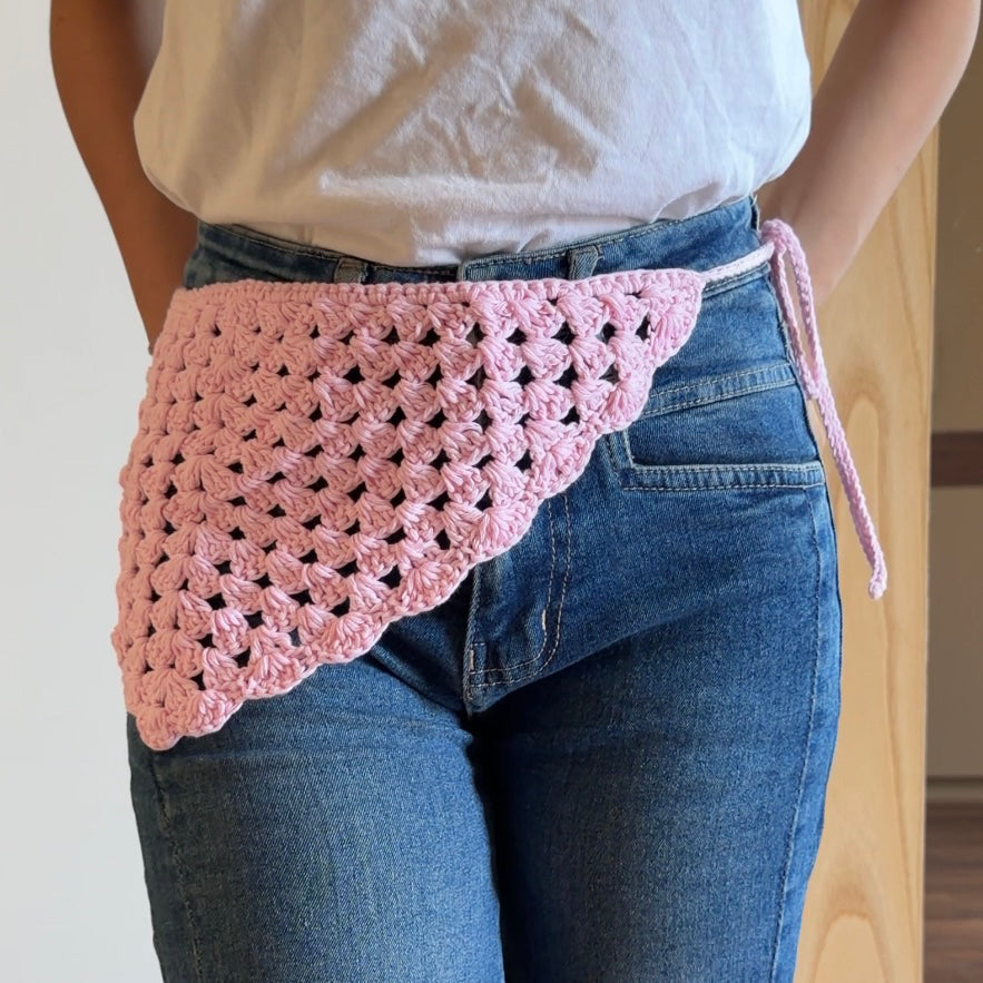 Baby pink bandana 4