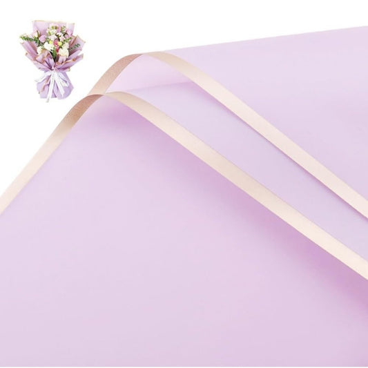 Purple Bouquet wrapping sheet