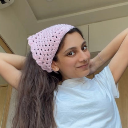 Baby pink bandana