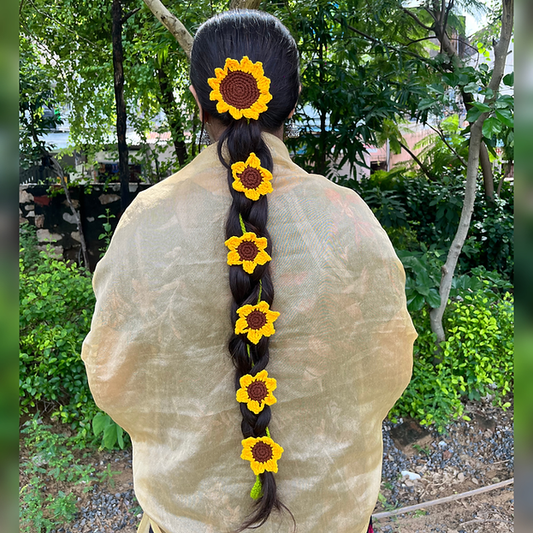 Sunflower long gajra