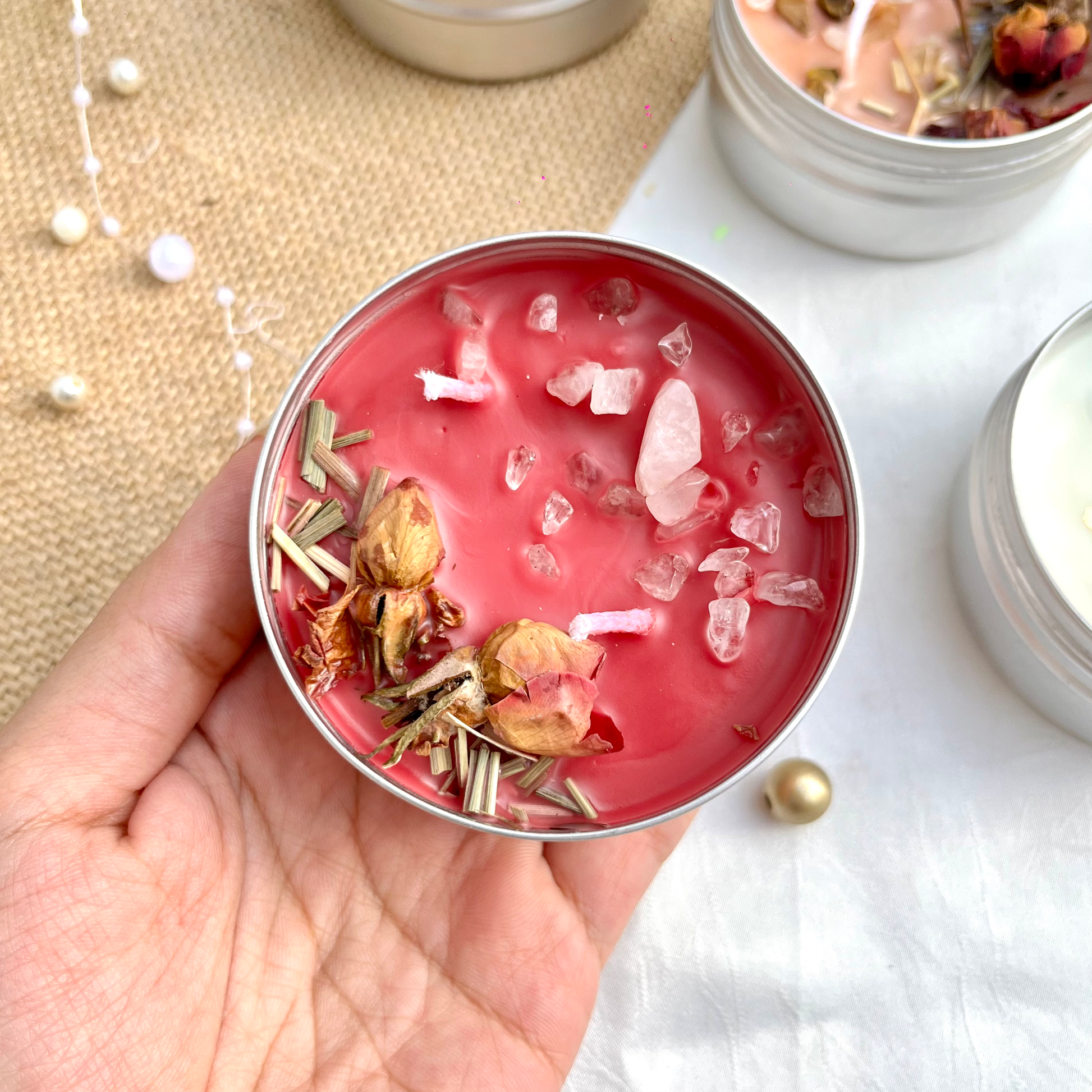 Healing Crystal Candles 4
