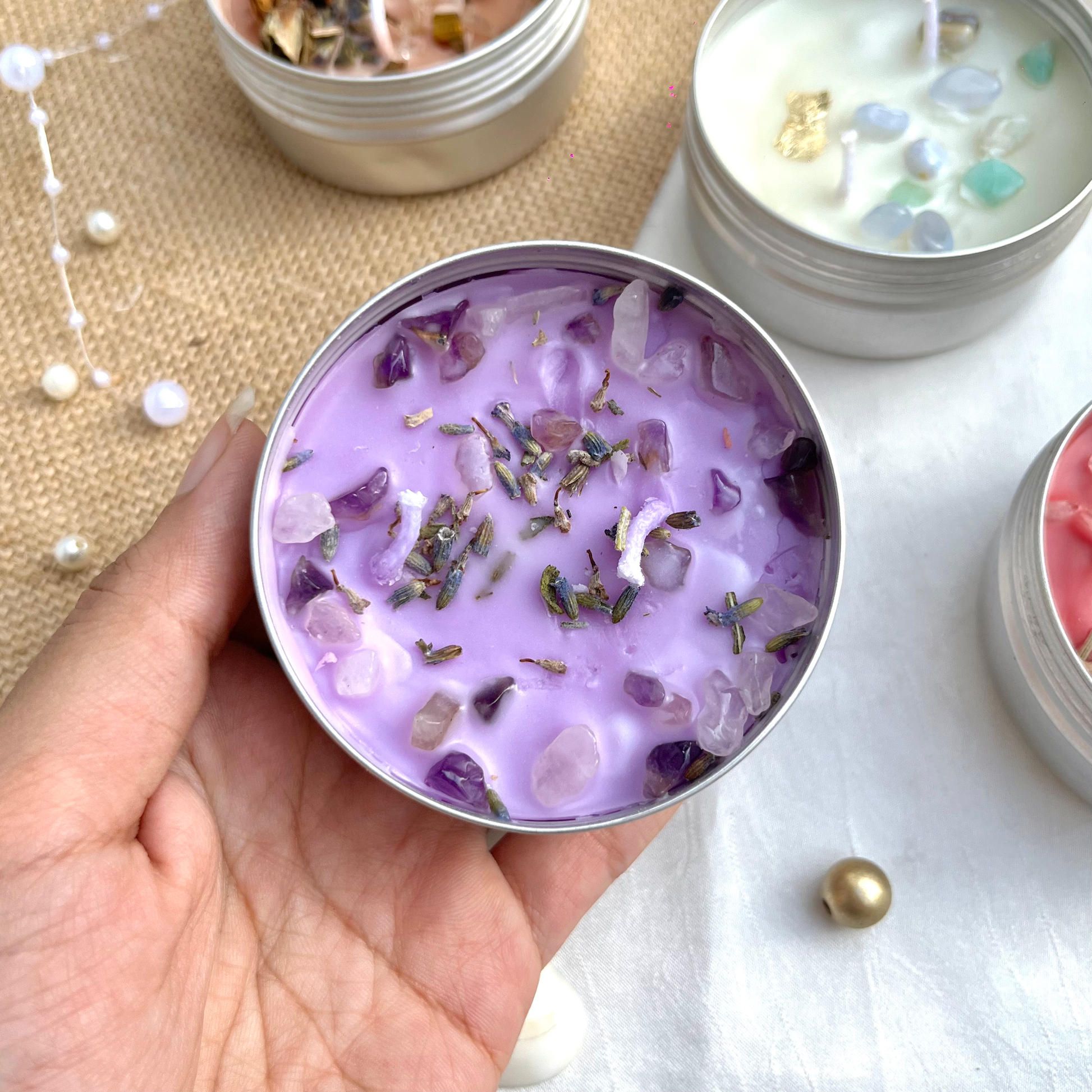 Healing Crystal Candles 2