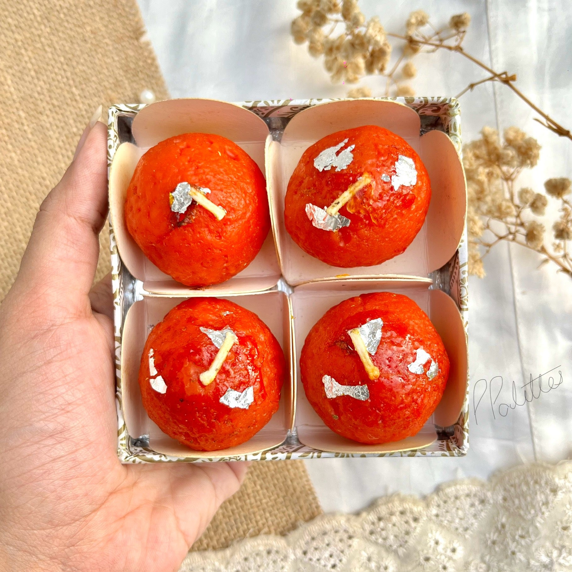 Motichoor Ladoo Candle Box 2