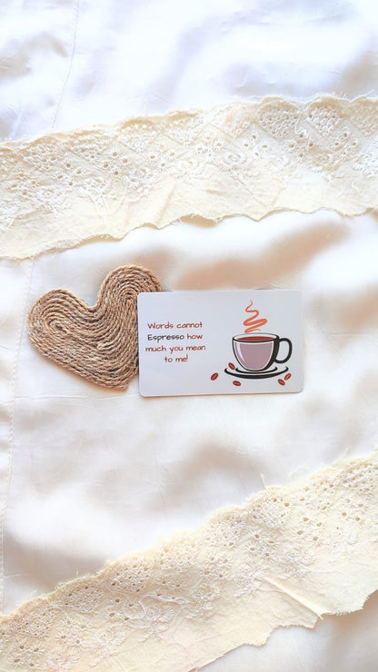 Espresso card