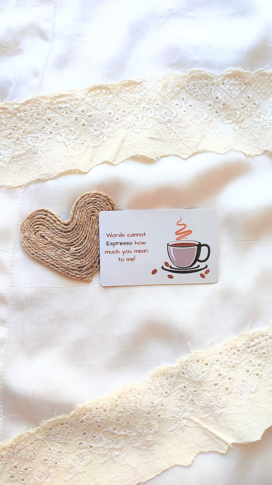 Espresso card