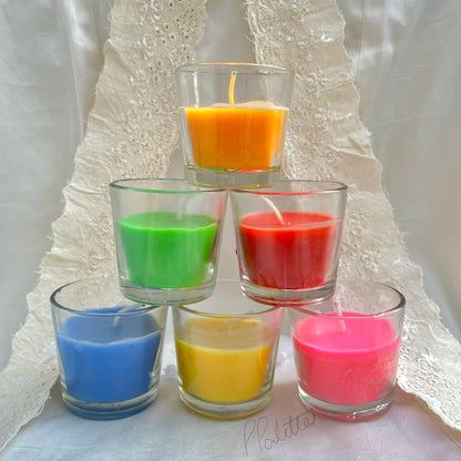 Glass Candles Set 2