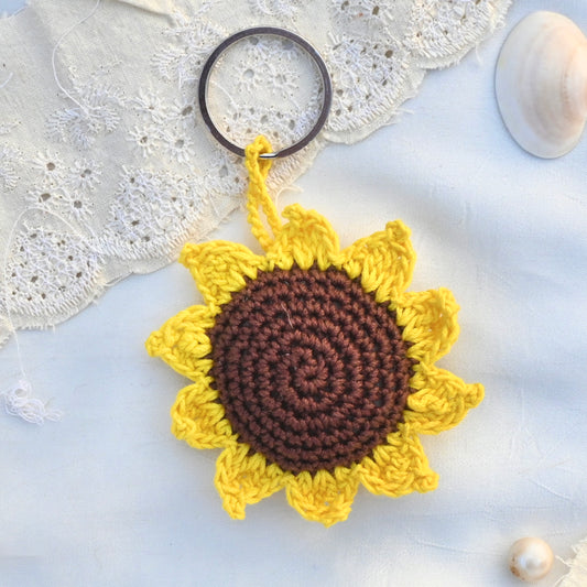 Sunflower Keychain