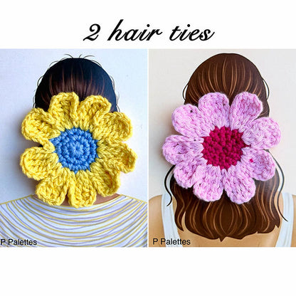 Flower Hair tie (2)