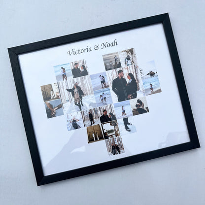Heart collage frame 2