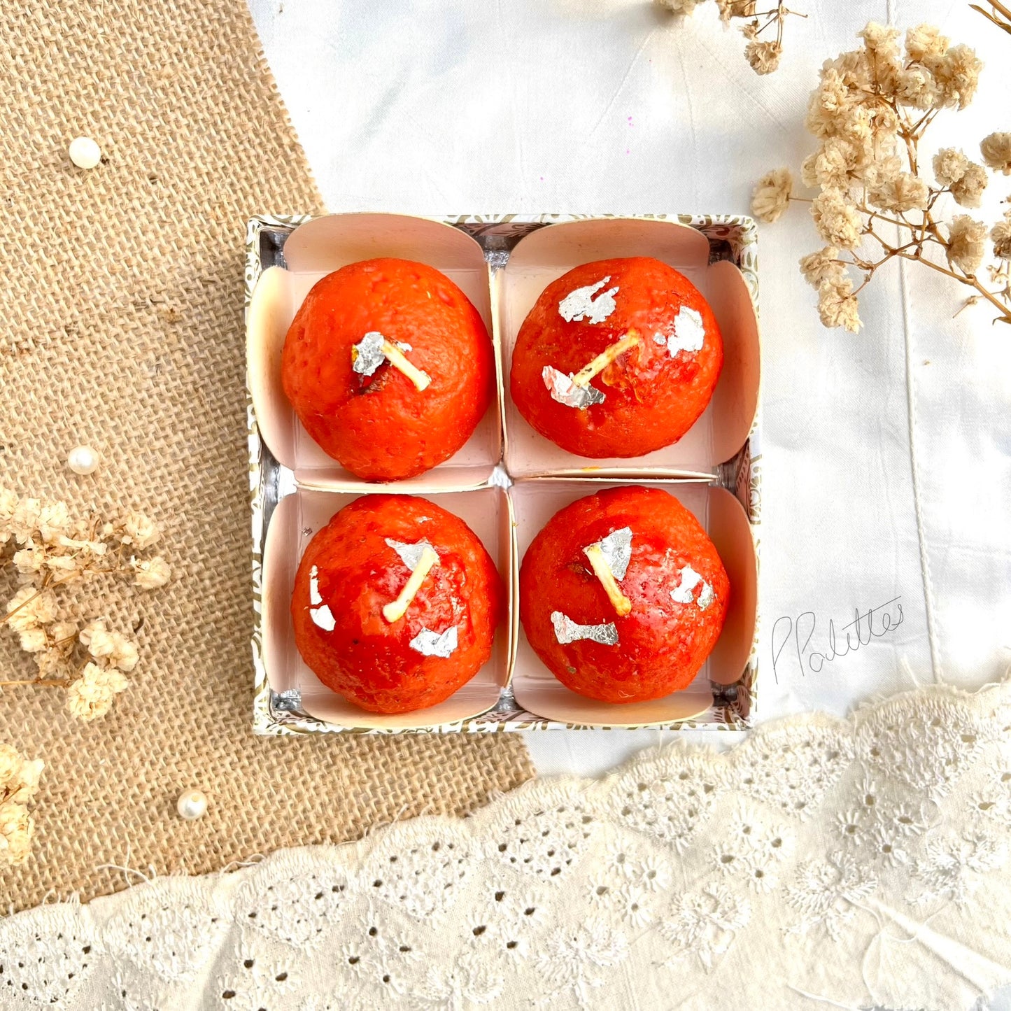 Motichoor Ladoo Candle Box