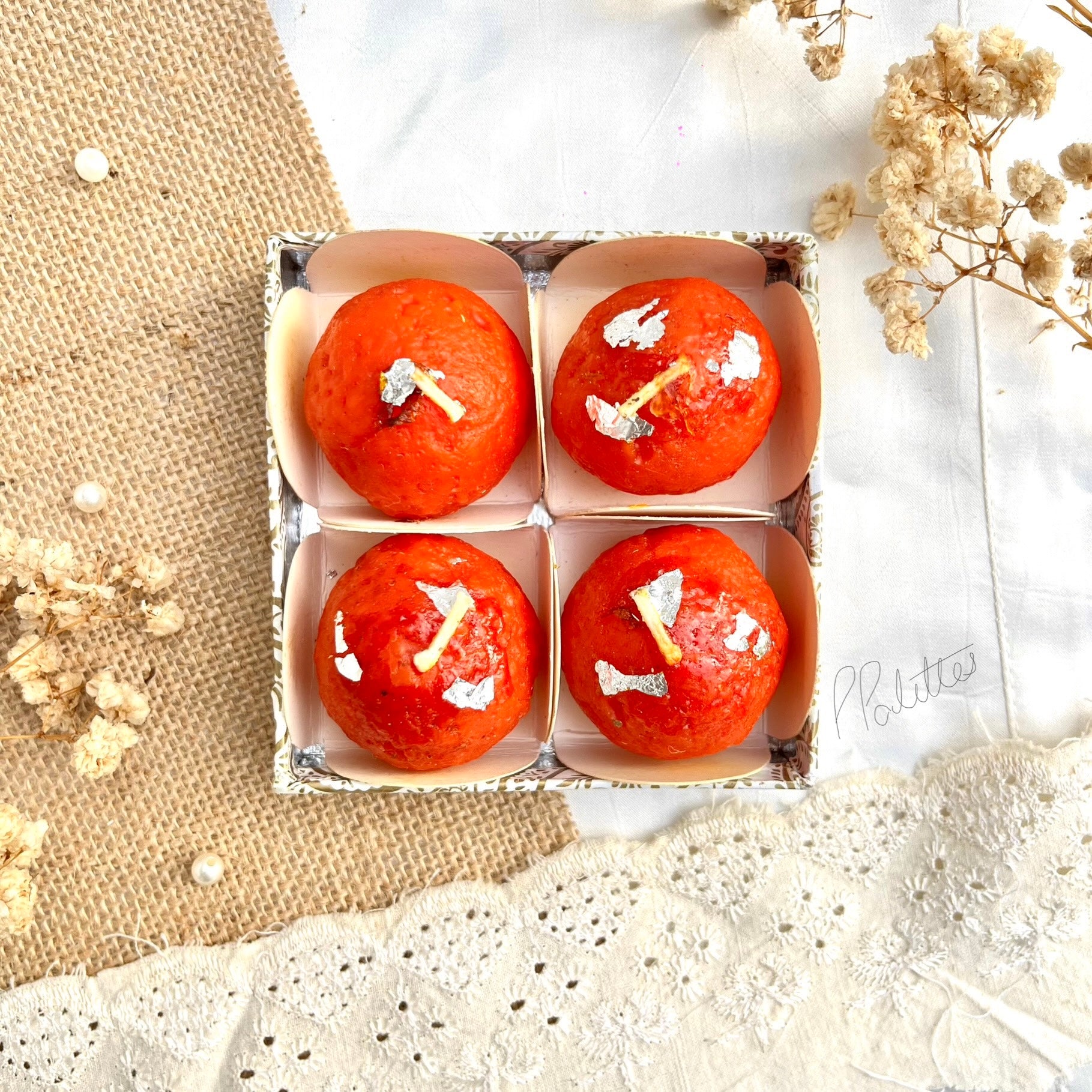 Motichoor Ladoo Candle Box
